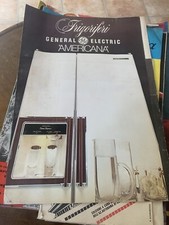 GENERAL ELECTRIC FRIGORIFERI AMERICANA DEPLIANT PUBBLICITARIO VINTAGE 