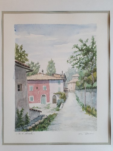 Quadro acquerello originale - , di