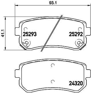 Brembo 051 kit pastiglie - p,