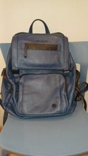 PIQUADRO LU 4608 ZAINO PELLE COLORE BLU PORTA PC NUOVO!!!