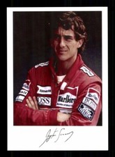 Biglietto autografo Ayrton