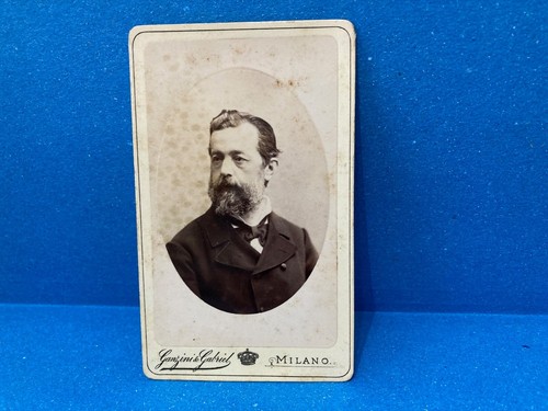 Cdv foto ritratto nobiluomo - cdv,