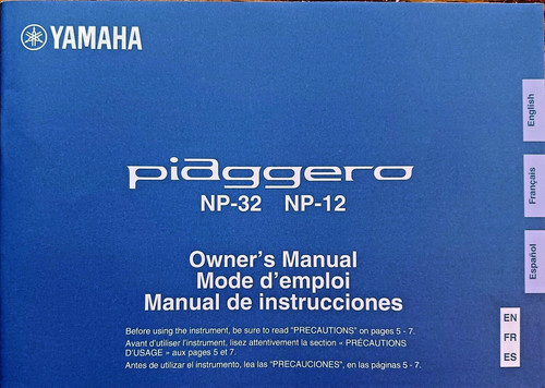 Yamaha 12 piaggero - np-32,