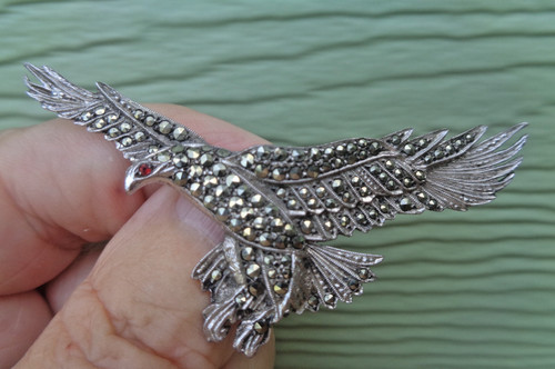 Marcasite argento aquila - marcasite,