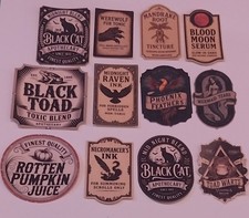 Etichette Bottiglia Pozione