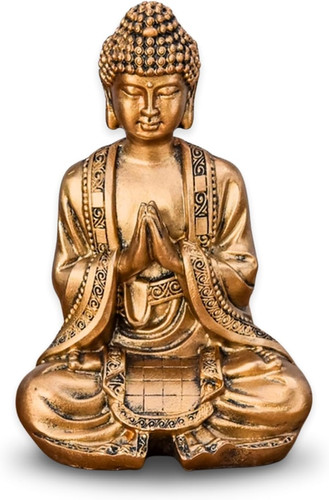 Statua buddha oro meditazione - statua,