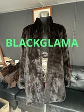Cappotto pelliccia visone nero