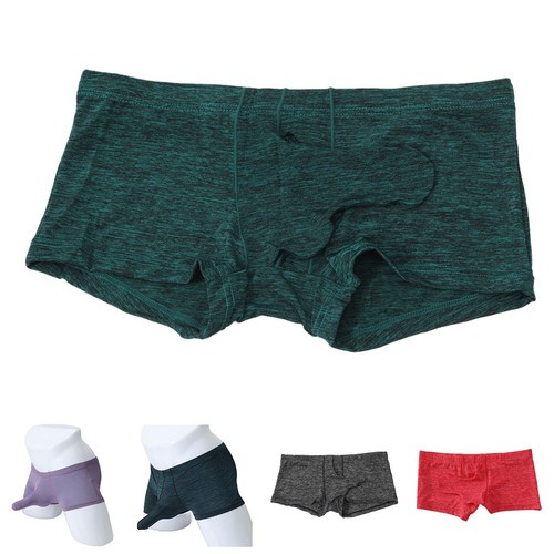 Men solid color boxer - men's,
