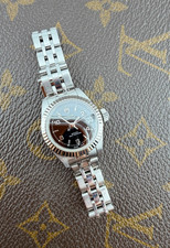 Tudor Prince Date Princess Date Automatic Black Dial White Gold Bezel Warranty
