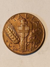 Regno d'Italia Vittorio Emanuele III 10 Centesimi Impero 2° Tipo 1941