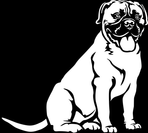 Adesivo bullmastiff - adesivo,