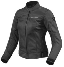 GIACCA MOTO DONNA LADIES REVIT REV'IT ECLIPSE ESTIVA BLACK NERO TG 42 (46)  XL