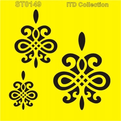 Modello stencil per - , torta
