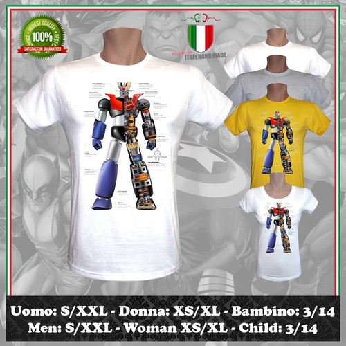 Shirt goldrake schema - t-shirt,