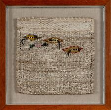 LUCIANO GHERSI ( Genova, 1952)  Quadro Tessuto di filati e carta e applicazioni