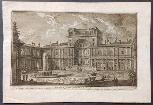 Stampa antica giuseppe vasi - giuseppe,