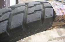 90/90 R21 54S   1x  DUNLOP  Trailmax   pneumatico moto Enduro usato 6 mm