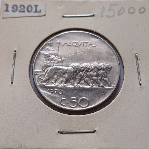 Moneta cent leoni 1920 - moneta,