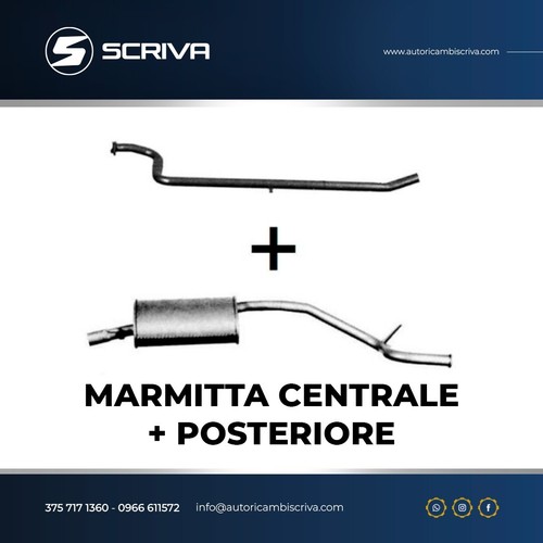 Marmitta silenziatore - marmitta,