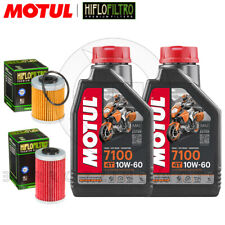 KIT TAGLIANDO 2L MOTUL 7100 10W60 + FILTRI OLIO KTM Enduro R 4T 690 2009-2011