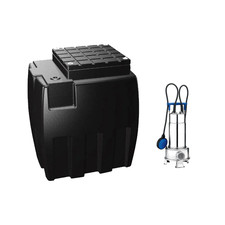 Stazione di sollevamento serbatoio 200 litri per fognatura acque nere