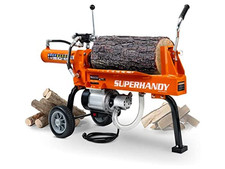 	Spaccalegna Portatile Elettrico 14 Ton Rapido Ritorno Automatico Sistema Ram Idraulico	