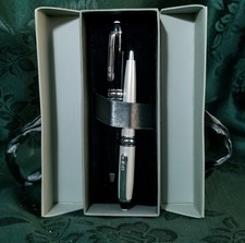 PENNE A SFERA PUBBLICITARIE O.Z. RACING MOD. BLACK & WHITE IN ASTUCCIO ORIGINALE