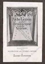 Crespo Dennison - Poche lezioni sulla Decorazione delle Vetrine - 1930 ca.