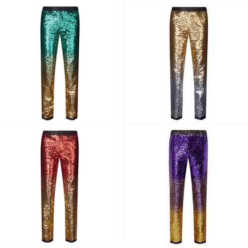 Pantaloni uomo lucidi glitter