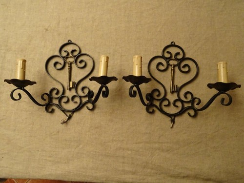 Paire appliques murales - paire,