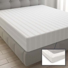 Coprimaterasso in Cotone con Angoli Elasticizzati, Antiallergico e Resistente