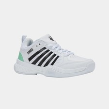 Scarpe da tennis K-SWISS COURT EXPRESS 2 CARPET | donna | indoor | WHITE/NEON MINT/BL