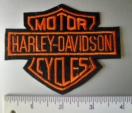 3x4 black orange - orange, harley