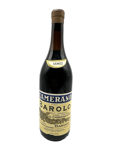 Barolo camerano 1967 - camerano, vino