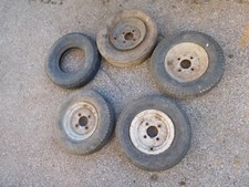 LAMBRETTA VESPA MOTOCARRO APE RIMORCHIO PNEUMATICI RUOTE CERCHI 4.00 X 8 CEAT 