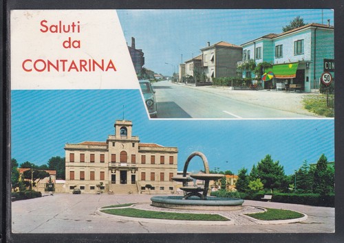 Cartolina saluti contarina - da,