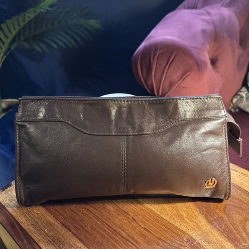 Pochette vintage anni - 80, pelle