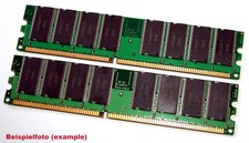 2 GB DDR-RAM (2 x 1 GB) 184