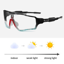 Occhiali Ciclismo Fotocromatici con Protezione UV400 MTB Antivento Sportivi Bici