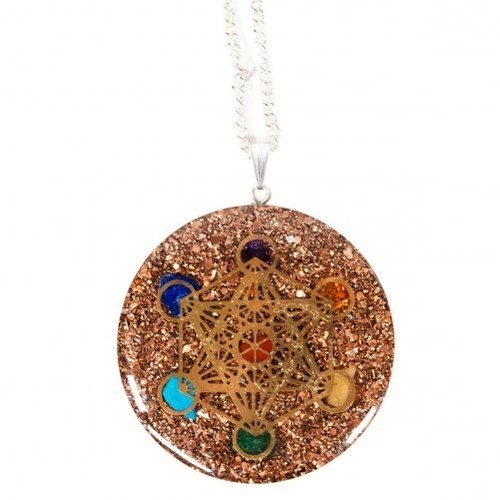 Pendente orgonite cubo di - orgonite,