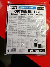Conf. 10 Fogli LEUCHTTURM serie OPTIMA Polymer 2S - 2 TASCHE 322646