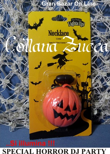Halloween zucca collana - zucca,