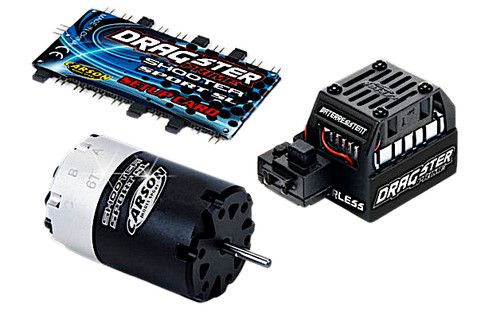 Carson set brushless dragster - set,