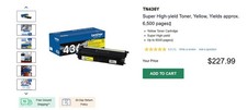 Cartuccia toner giallo Brother