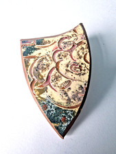 Spilla artistica in ceramica