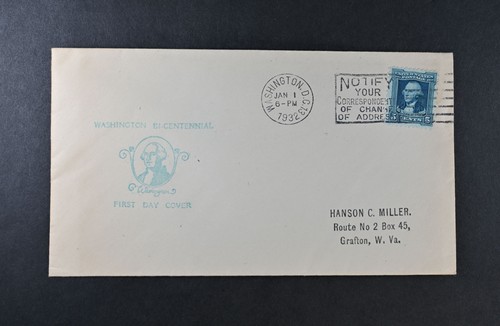 Gennaio 1932 fdc - 1, scott