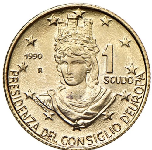 San marino scudo - 1, 1990
