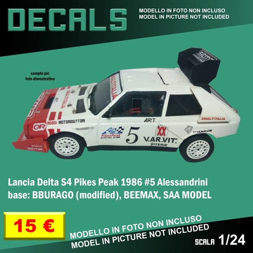 Decals repro lancia delta - delta, s4