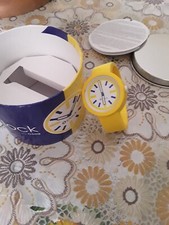 Orologio giallo in silicone "O
