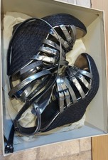 SANDALI BURBERRY ZEPPA nero e
